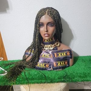 Hand braided wig